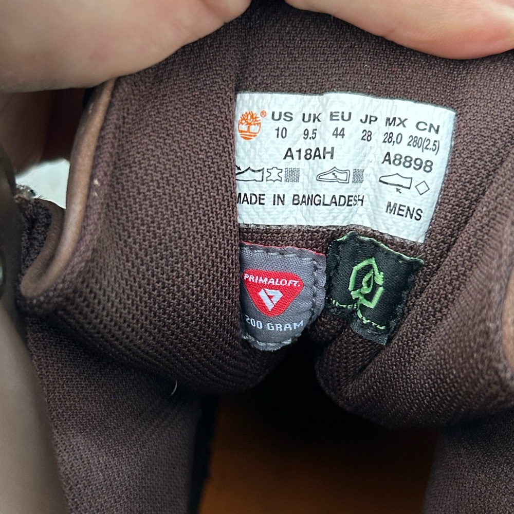 Timberland 6-Inch Waterproof Field Boots TB-0A18AH-D47 Dark Brown Sz 10 - Picture 5 of 9